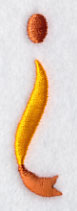 Ribbon Lower Case Letter i (3 inch)