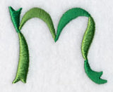 Ribbon Lower Case Letter m (3 inch)