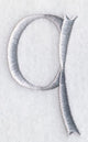 Ribbon Lower Case Letter q (3 inch)