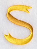 Ribbon Lower Case Letter s (3 inch)