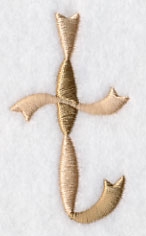 Ribbon Lower Case Letter t (3 inch)