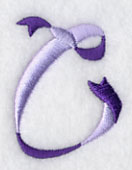 Ribbon Capital Letter C (3 inch)