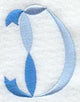 Ribbon Capital Letter D (3 inch)