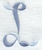 Ribbon Capital Letter L (3 inch)