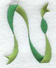 Ribbon Capital Letter N (3 inch)
