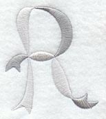 Ribbon Capital Letter R (3 inch)