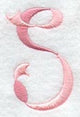 Ribbon Capital Letter S (3 inch)