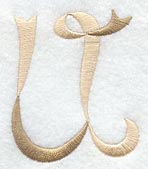 Ribbon Capital Letter U (3 inch)