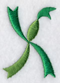 Ribbon Capital Letter X (3 inch)