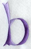Ribbon Lower Case Letter b (3 inch)