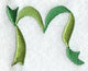 Ribbon Lower Case Letter m (3 inch)