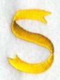 Ribbon Lower Case Letter s (3 inch)