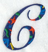 Confetti Letter C (3 inch)
