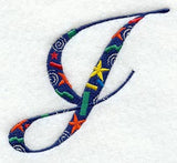 Confetti Letter J (3 inch)
