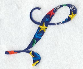 Confetti Letter L (3 inch)