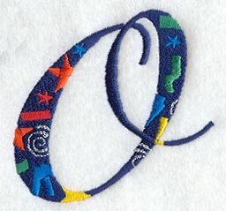 Confetti Letter O (3 inch)