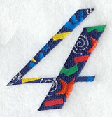 Confetti Number 4 (3 inch)