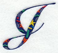 Confetti Letter J (3 inch)