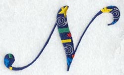 Confetti Letter N (3 inch)