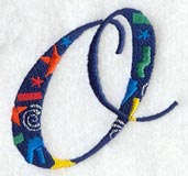 Confetti Letter O (3 inch)