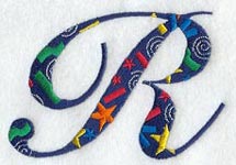 Confetti Letter R (3 inch)