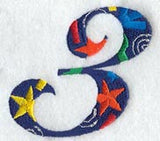 Confetti Number 3 (3 inch)