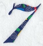 Confetti Number 7 (3 inch)