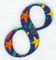 Confetti Number 8 (3 inch)