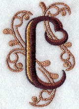 Ornate Letter C (3 inch)