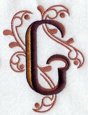 Ornate Letter G (3 inch)