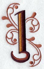 Ornate Letter I (3 inch)