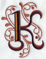 Ornate Letter K (3 inch)