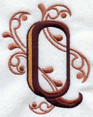 Ornate Letter Q (3 inch)