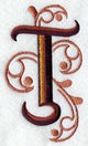Ornate Letter T (3 inch)