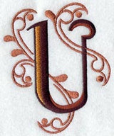 Ornate Letter U (3 inch)