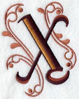 Ornate Letter X (3 inch)
