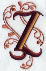 Ornate Letter Z (3 inch)