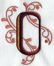 Ornate Number 0 (3 inch)