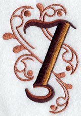 Ornate Number 7 (3 inch)