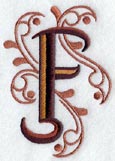 Ornate Letter F (3 inch)