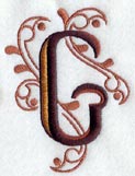 Ornate Letter G (3 inch)