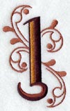 Ornate Letter I (3 inch)