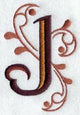 Ornate Letter J (3 inch)