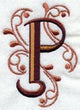 Ornate Letter P (3 inch)