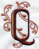 Ornate Letter Q (3 inch)