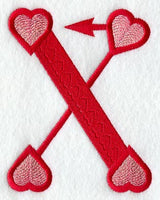 Valentine letter X - 5 inch