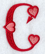 Valentine Letter C - 5 inch