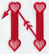 Valentine letter N - 5 inch