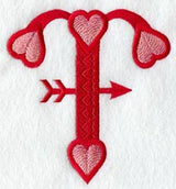 Valentine letter T - 5 inch