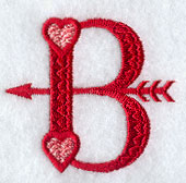 Valentine Letter B - 5 inch